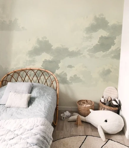 Tapeta z chmurami do pokoju dziecka Skylight Wallcolors.webp