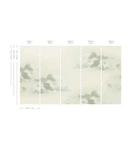 Tapeta z motywem nieba Skylight Wallcolors.webp