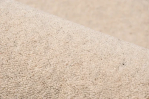 Wełniana wykładzina dywanowa Agnella Natural N M0029 jasny beż - runo