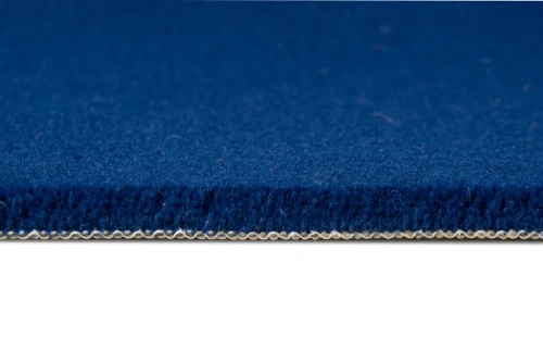 Wełniana wykładzina obiektowa Agnella Patrick blue VC693 The Velvet Collection niebieska - przekrój
