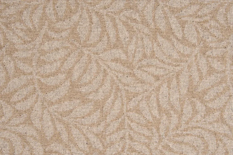 Wełniana wykładzina obiektowa Agnella Werdure Loop Bamboo 2/50355 The Country Life w liście