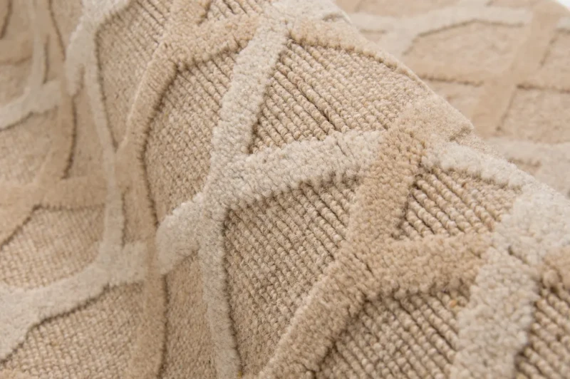 Wełniana wykładzina dywanowa Agnella Plato Bamboo 2/50356 The Country Life - runo 3d