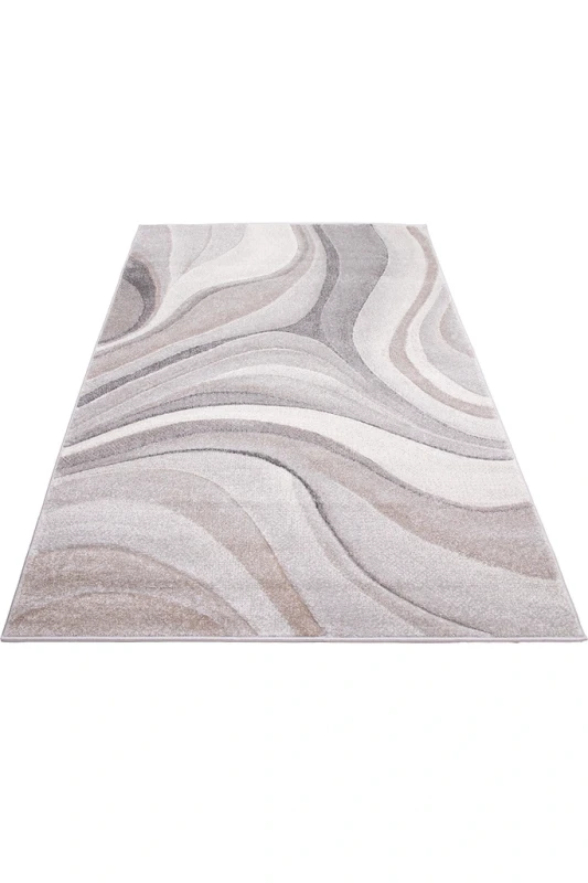 Dywan nowoczesny Agent 40404/895 grey rzut z góry