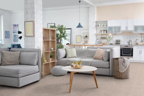 Wykładzina dywanowa FD Lush 40152 - w salonie