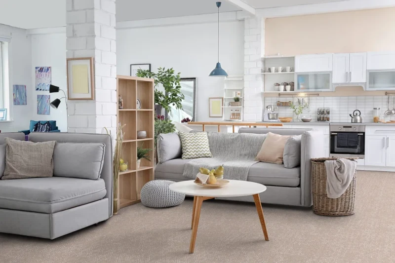 Wykładzina dywanowa FD Lush 40152 - w salonie