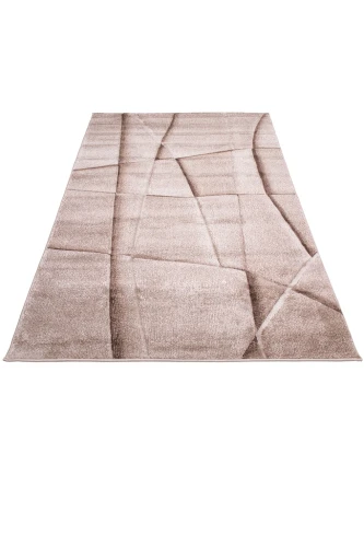Dywan nowoczesny Agent 40417/880 brown rzut z góry