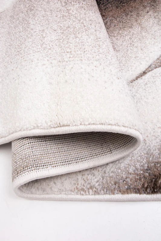 Dywan nowoczesny Agent 40434/870 brown beige zbliżenie na wzór