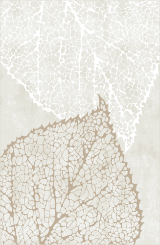 Dywan nowoczesny Factor 50243/261 cream widoczny mocniej wzór liścia