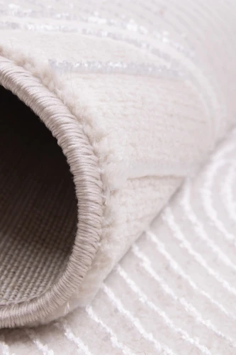 Dywan nowoczesny Factor 50252/260 cream zbliżenie brzegu