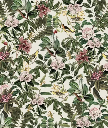 Tapeta w liście tropikalne Eden Wallcolors.webp