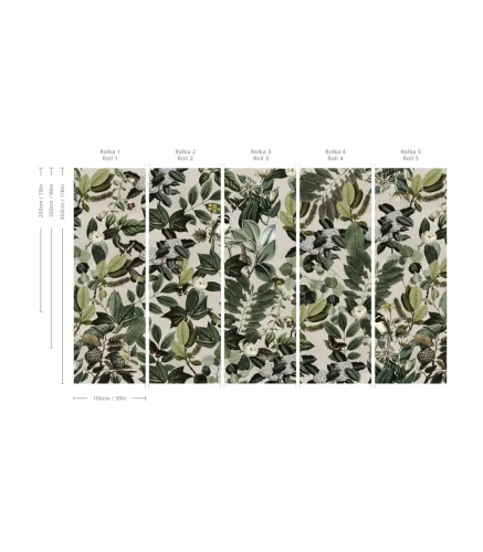 Tapeta ścienna botaniczna Garden Wallcolors.webp
