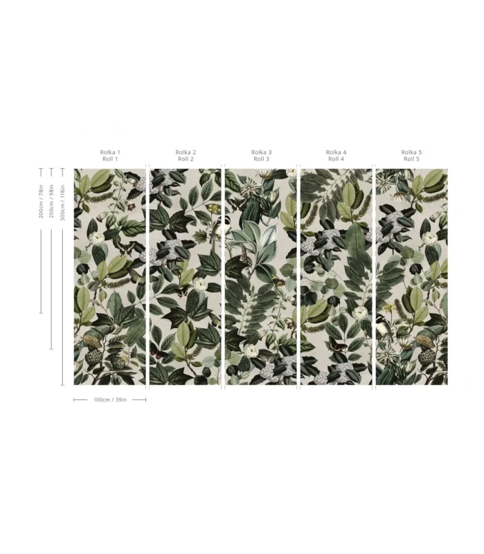 Tapeta ścienna botaniczna Garden Wallcolors.webp