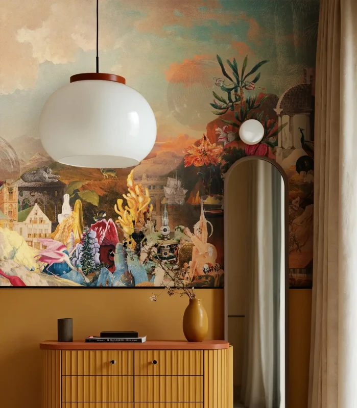 Tapeta artystyczna do wnętrza The Surreal Valley Wallcolors.webp