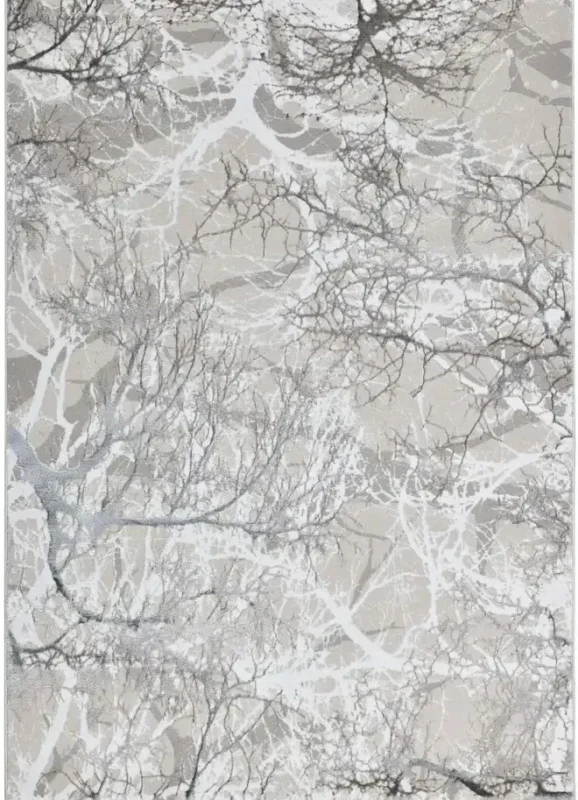 Dywan nowoczesny Grece gałęzie beżowy