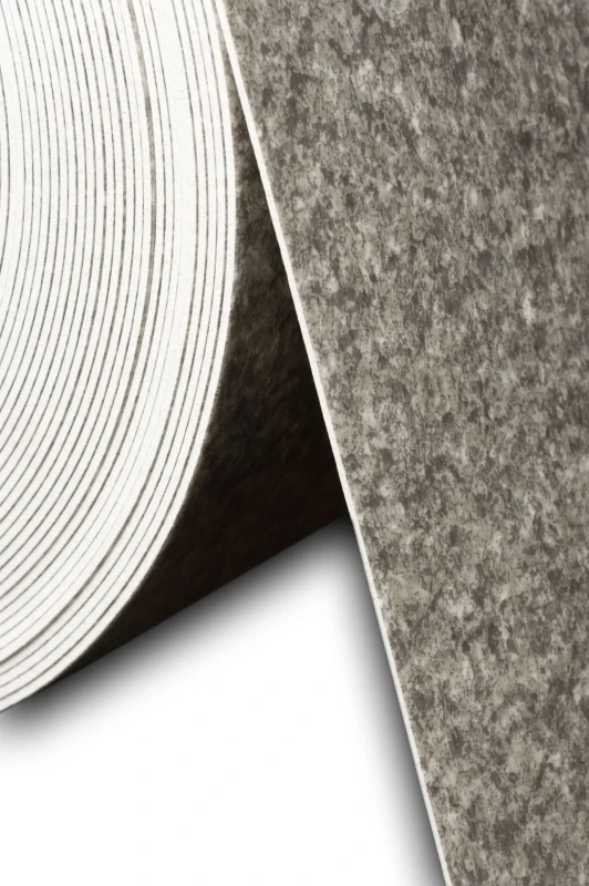 Wykładzina PCV Smart kolor szary wzór gres