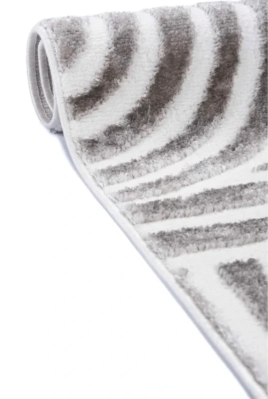 Dywan nowoczesny Salamanca modern szary - bok