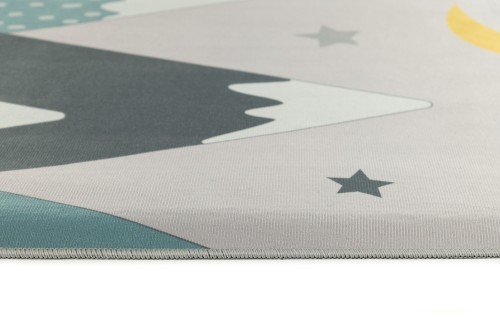 Dywan dziecięcy góry noc Crystal Priny Kids -336 - bok