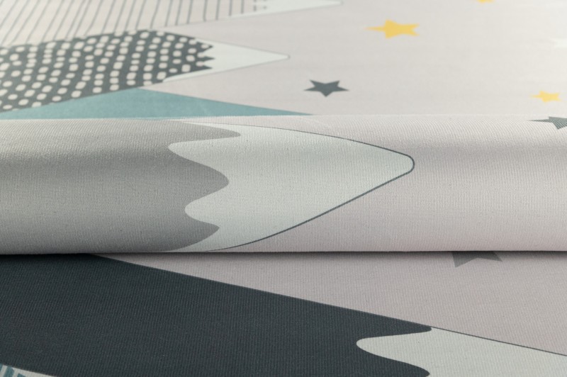 Dywan dziecięcy góry noc Crystal Priny Kids -336 - runo