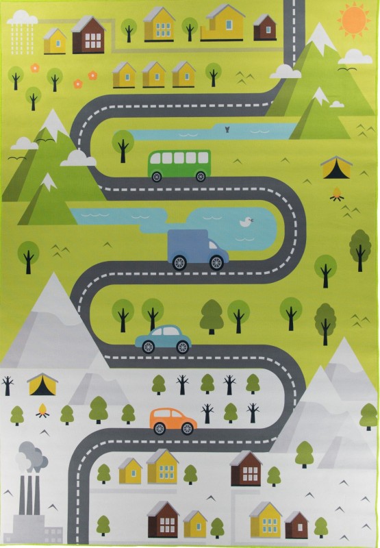 Dywan dziecięcy ulice miasteczko Crystal Print Kids - 35