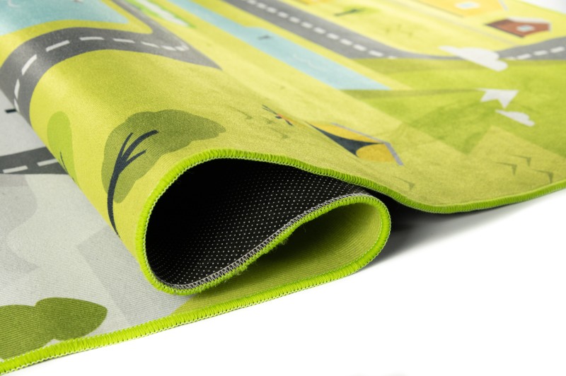 Dywan dziecięcy ulice miasteczko Crystal Print Kids - 35  - spód