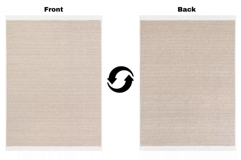 Dywan bawełniany Kanuni Azteca 2702 beż - z obu stron