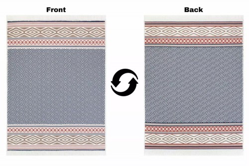 Dywan bawełniany Kanuni Azteca 2711 - z obu stron