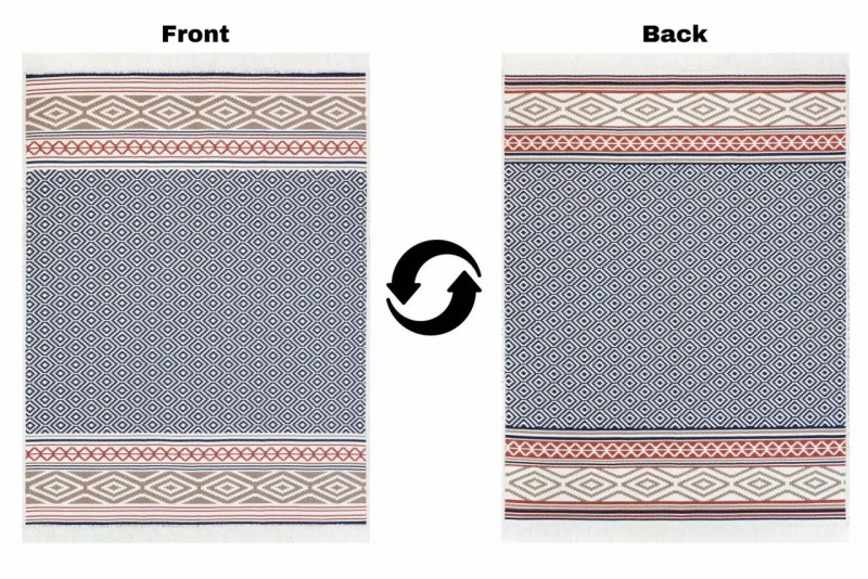 Dywan bawełniany Kanuni Azteca 2711 - z obu stron