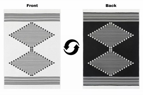 Dywan bawełniany Kanuni Azteca 2715 z obu stron