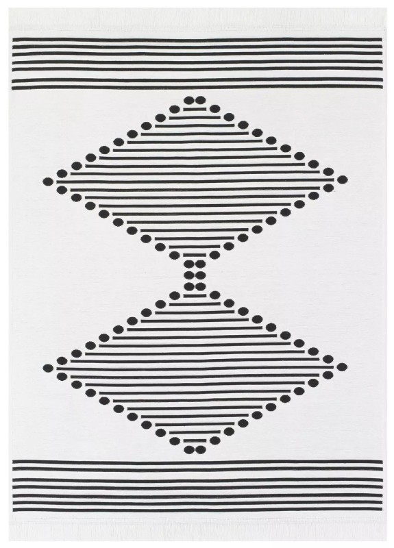 Dywan bawełniany Kanuni Azteca 2715 biały