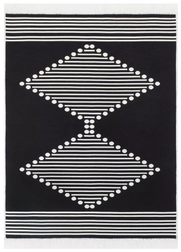 Dywan bawełniany Kanuni Azteca 2715 czarny