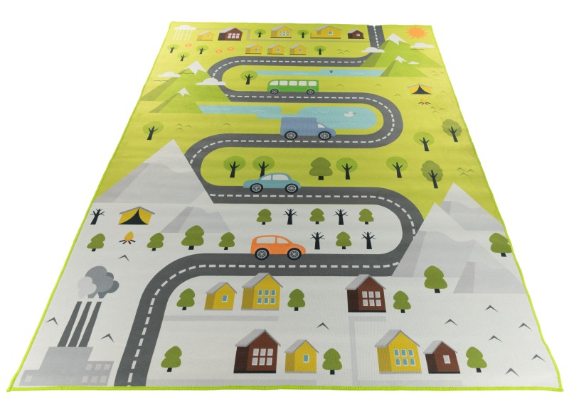 Dywan dziecięcy ulice miasteczko Crystal Print Kids - 35  - rzut ukośny