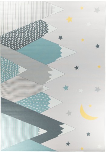 Dywan dziecięcy góry noc Crystal Priny Kids -336