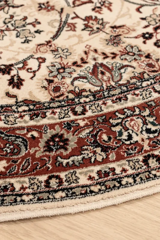 Dywan wełniany owalny Dywilan Polonia Kordoba Piasek 3 obszycie