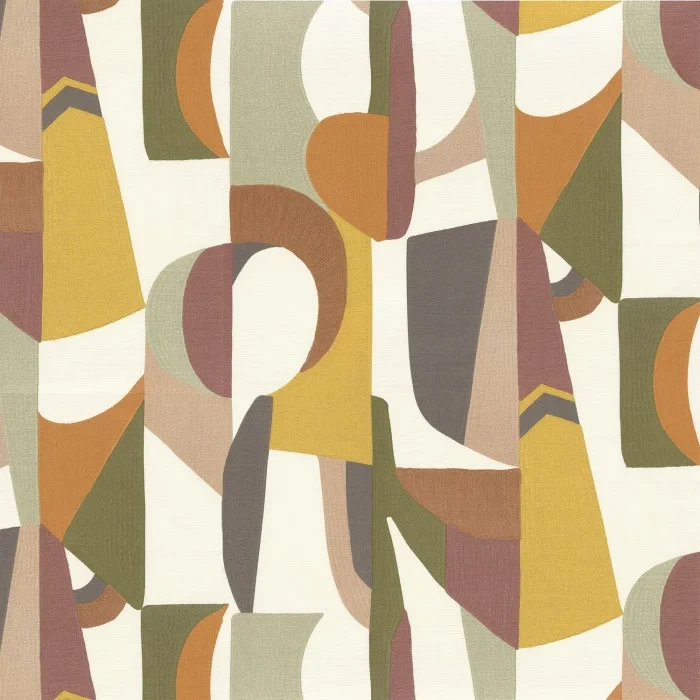 Tapeta geometryczna retro Casamance L'atelier Assemblage 75460508.webp