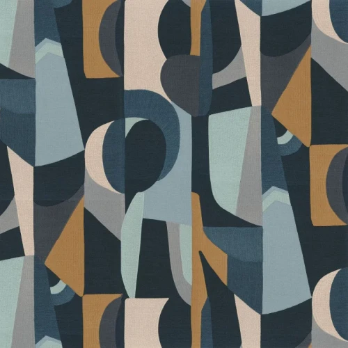 Tapeta geometryczna retro Casamance L'atelier Assemblage 75460202.webp