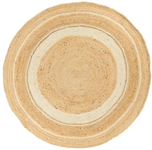 Dywan okrągły z juty Jute round 1463 brąz