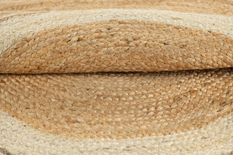 Dywan okrągły z juty Jute round 1463 brąz - runo