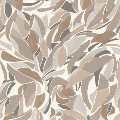 Tapeta abstrakcyjna liście Casamance L'Atelier 75553466 Collage.webp