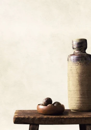 Tapeta imitująca materiał Casamance L'Atelier 75491426 Argile.webp