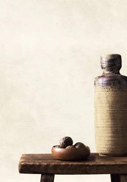 Tapeta imitująca materiał Casamance L'Atelier 75491426 Argile.webp