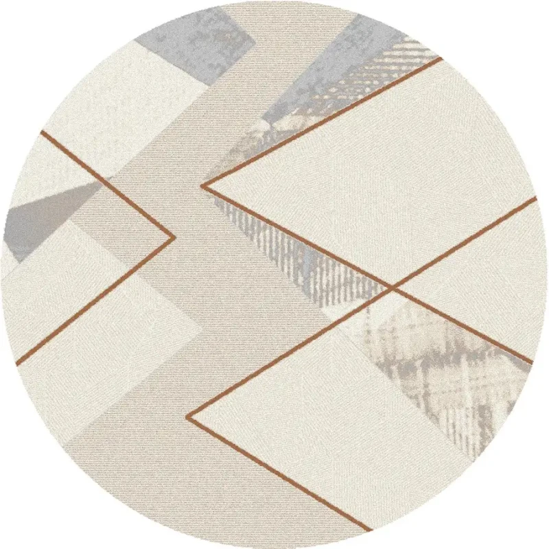 Dywan okrągły Dywilan Stylish 21/HE023 gold/beige