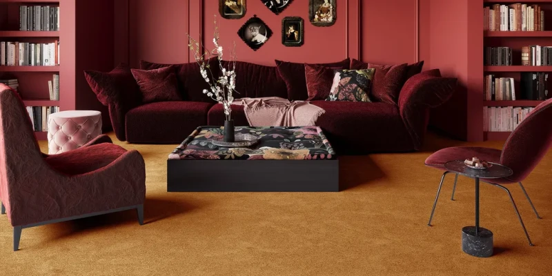 Wykładzina dywanowa AW Elegance 84 w salonie