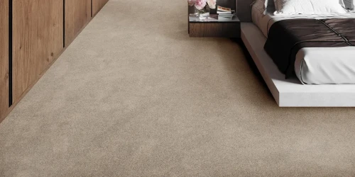 Wykładzina dywanowa AW Lustre 39 w sypialni