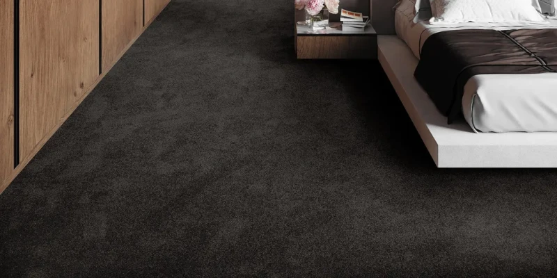 Wykładzina dywanowa AW Lustre 99 w sypialni