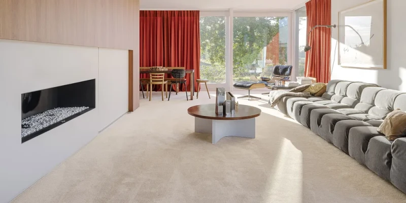 Wykładzina dywanowa AW Revive 39 w salonie