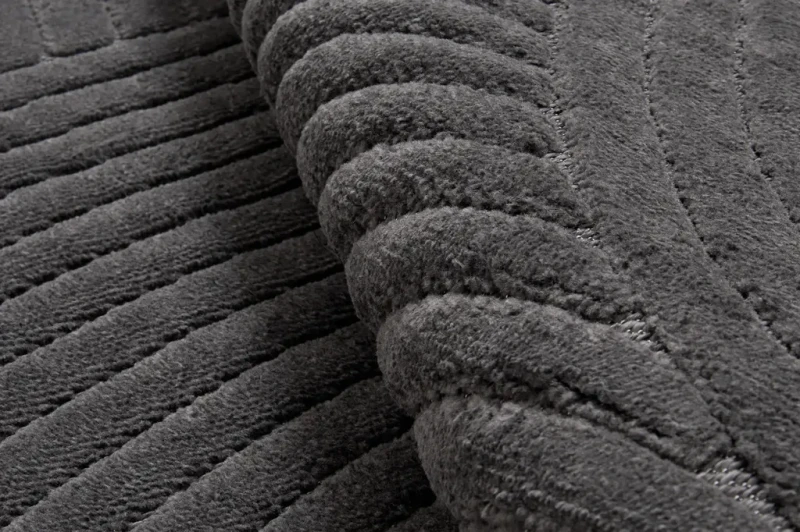 Dywan art deco 3d Dywilan Juno 6 D798AA anthracite wycinany wzór