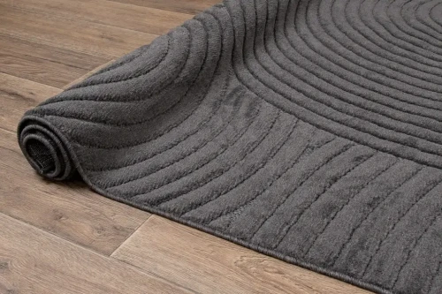 Dywan art deco 3d Dywilan Juno 6 D798AA anthracite runo