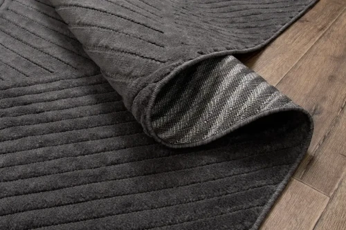 Dywan art deco 3d Dywilan Juno 1 E132AA anthracite obszycie i spód