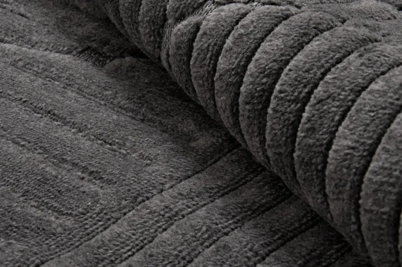 Dywan art deco 3d Dywilan Juno 8 H952AA anthracite wycinany wzór