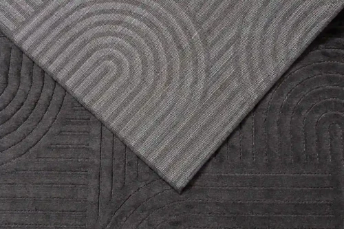Dywan art deco 3d Dywilan Juno 7 G267AA anthracite spód